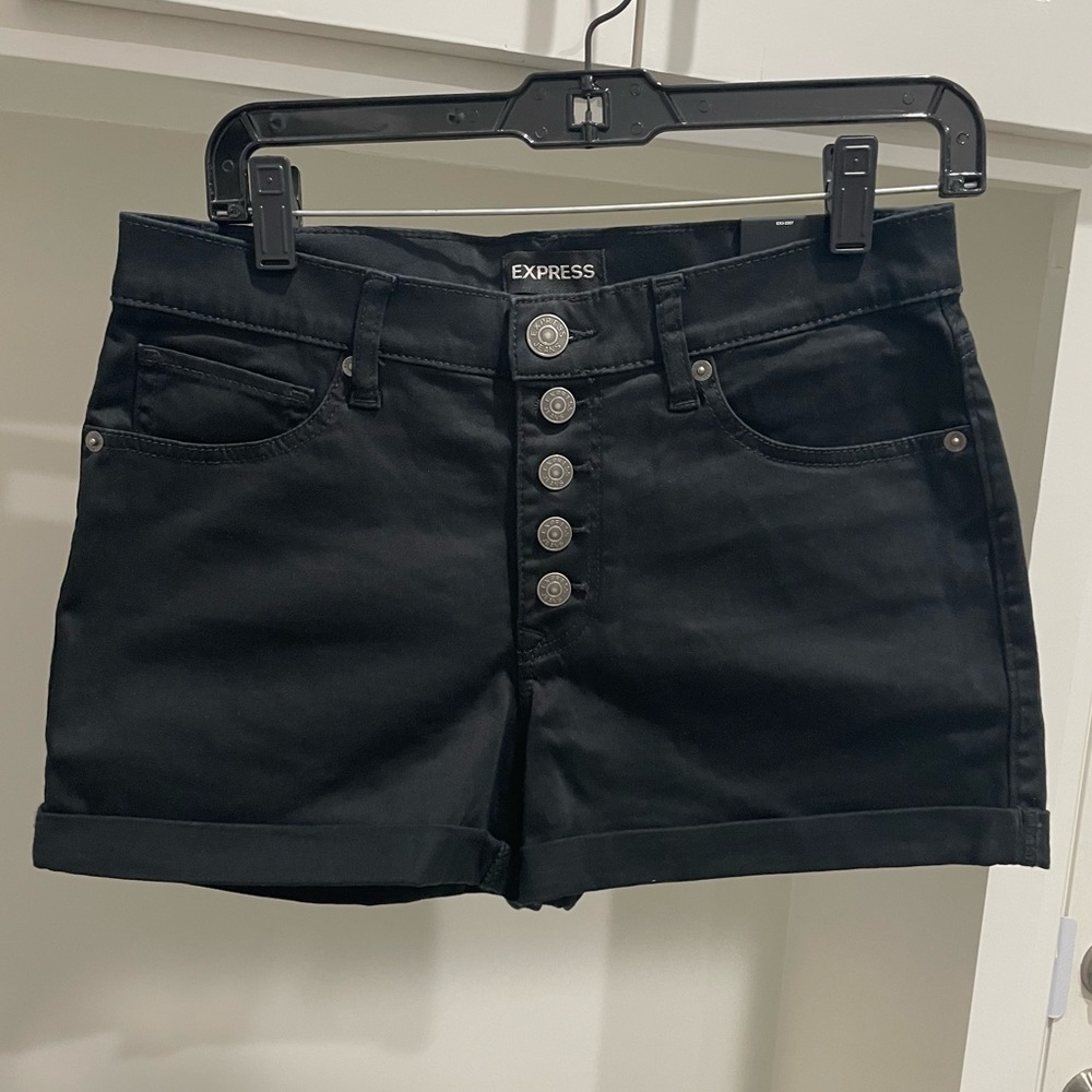 NEW High rise button fly shorts
